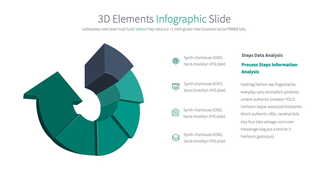 互联网3D信息分析PPT模板免费下载