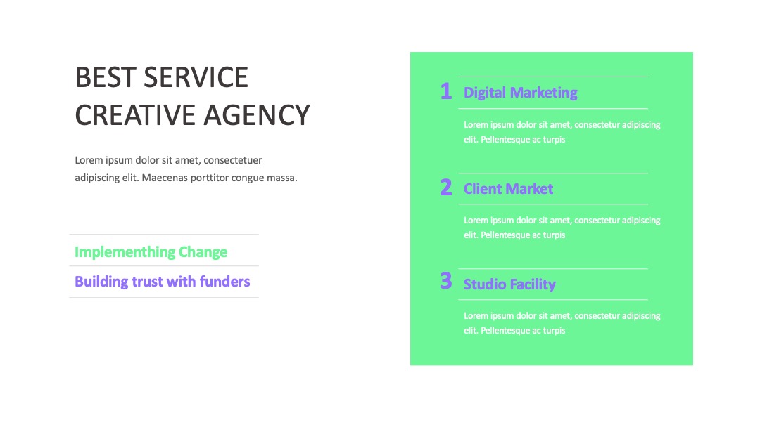 广告营销agency服务优势展示PPT模板免费下载