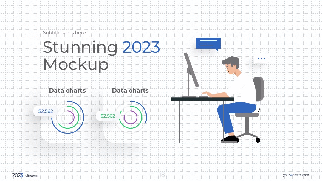 2025数据图表演示PPT模板免费下载