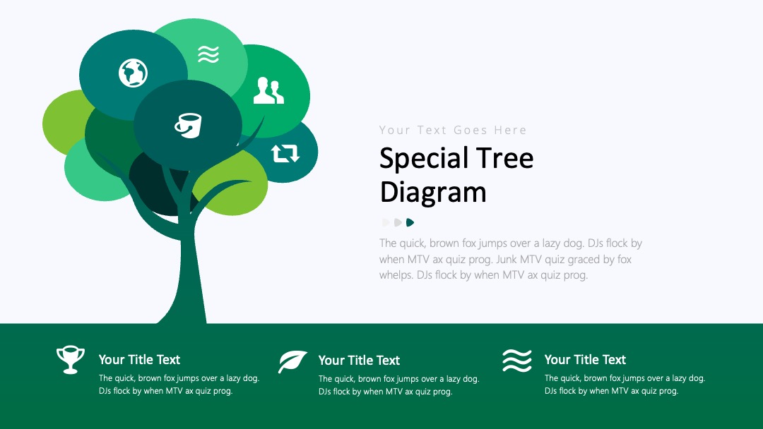 特殊树形概念diagramPPT模板免费下载