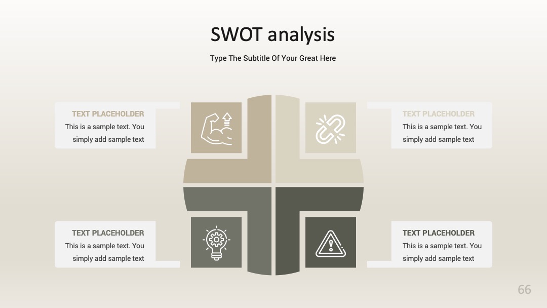 行业市场整体情况分析SWOT汇报PPT模板免费下载