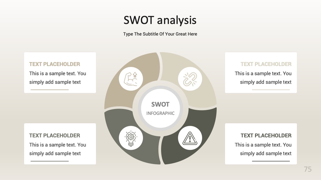 个人职业规划职业发展SWOT分析PPT模板免费下载
