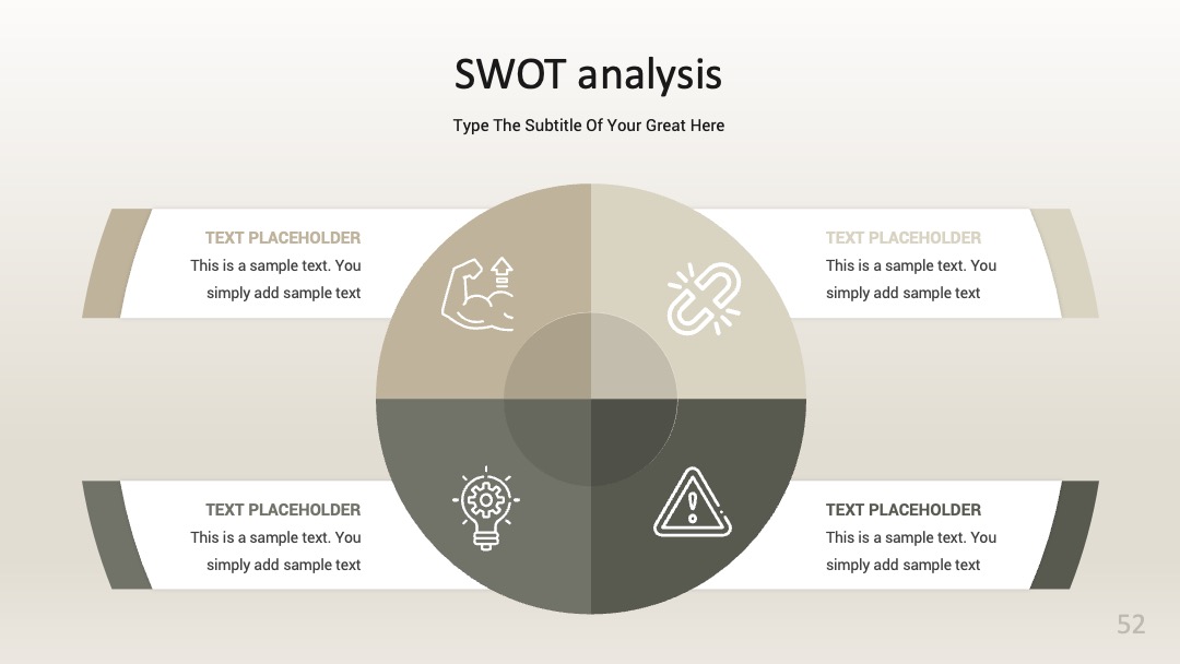 长期战略制定SWOT分析PPT模板免费下载