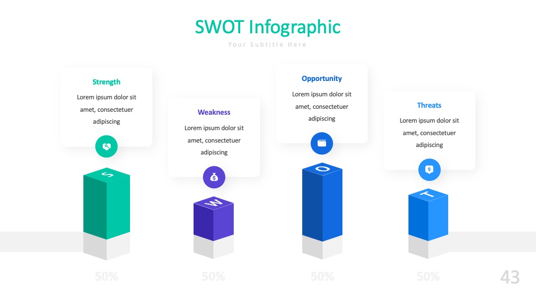 个人职业规划SWOT发展分析PPT模板免费下载
