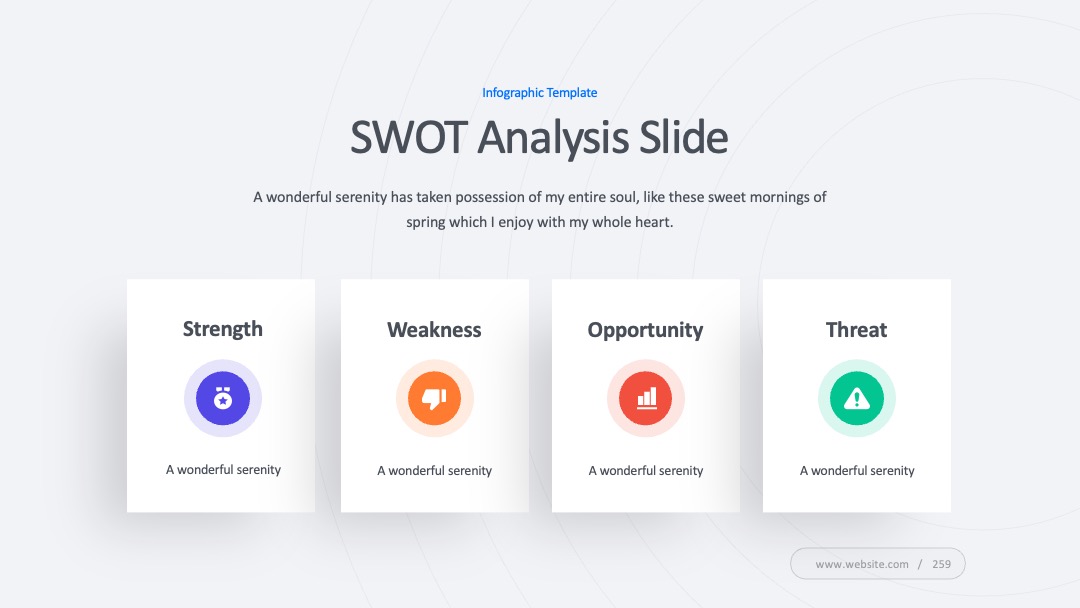 科技企业技术优势分析SWOT协作PPT模板免费下载