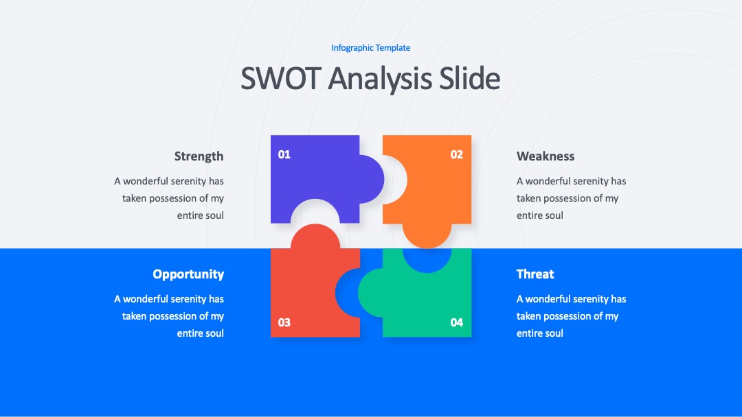 个人职业发展梳理SWOT分析PPT模板免费下载