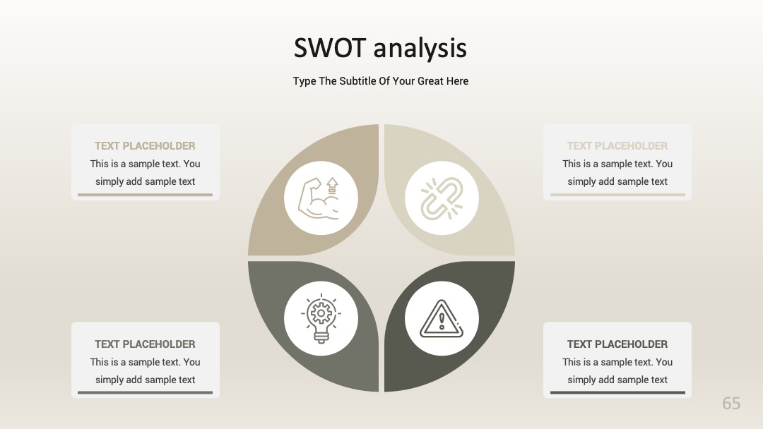 个人发展规划SWOT分析PPT模板免费下载