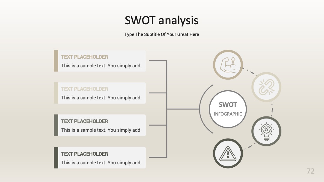 企业战略规划长期战略制定SWOT分析PPT模板免费下载