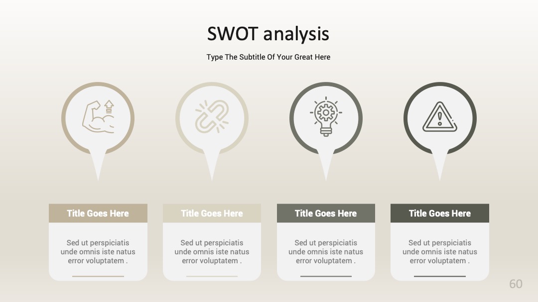 教育行业机构发展与竞争分析SWOT分析PPT模板免费下载
