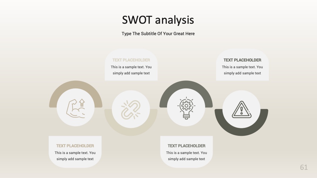 企业新业务拓展SWOT分析汇报PPT模板免费下载
