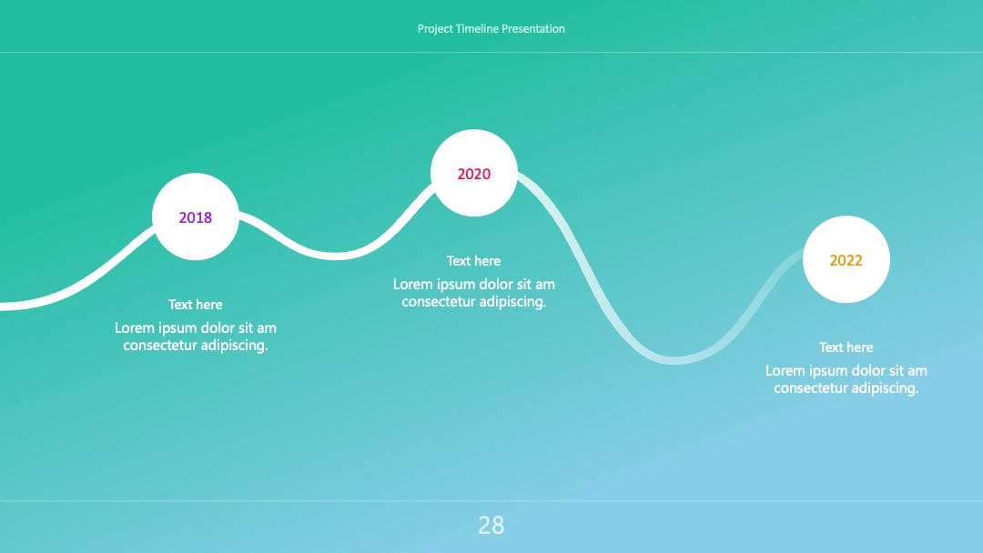 项目春夏时间轴-2023年春夏进程版PPT模板免费下载