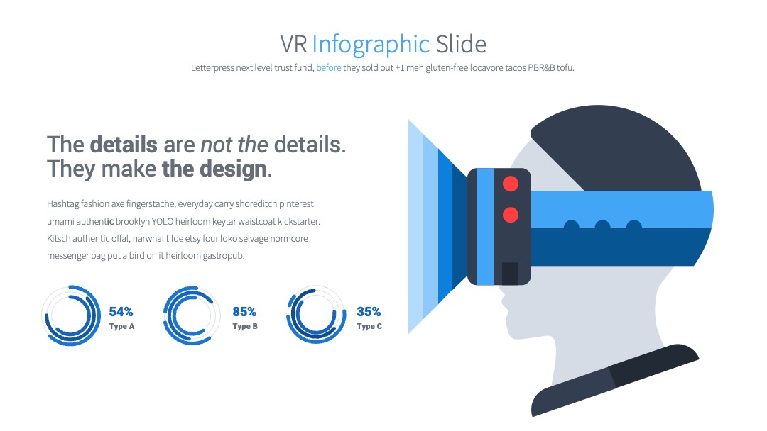 VR设计理念数据结合PPT模板免费下载