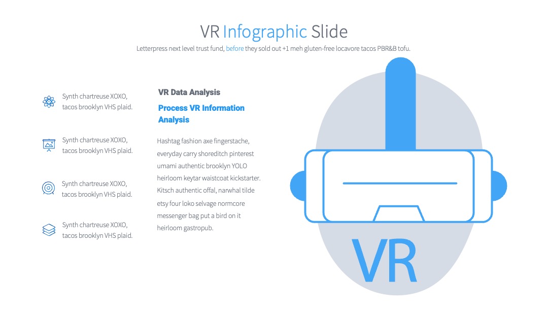 VR信息处理流程解析PPT模板免费下载