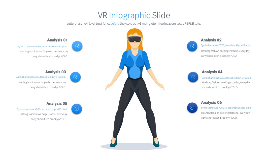 VR多维度分析汇报PPT模板免费下载