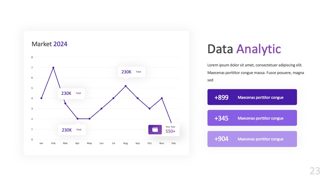 数据分析分析师成果展示PPT模板免费下载