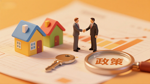 微型人偶与房产 政策交易氛围画面息