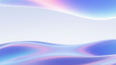 渐变流体与留白 高级感科技发布会背景画面果
